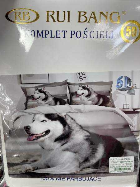 Komplet pościeli 100% satyna - bawełna 3 Częściowy Rozmiar : 160/200cm