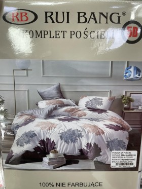 Komplet pościeli 100% satyna - bawełna 3 Częściowy Rozmiar : 160/200cm