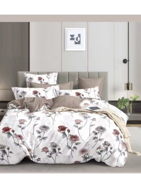 Komplet pościeli 100% satyna - bawełna 3 Częściowy Rozmiar : 160/200cm