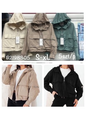 Kurtki damskie ,size s-xl,paczka 5szt ,1 kolor