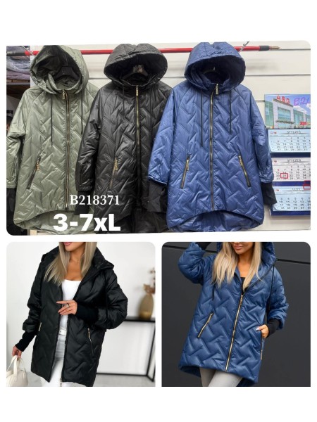 Kurtki damskie ,size 3-7xl,paczka 5szt ,1 kolor