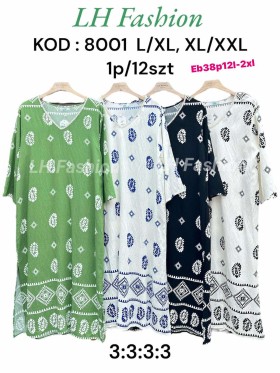 Sukienki damskie Polskie, Size l-2xl, paczka 12szt mix kolor