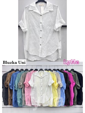 Bluzki damskie wloskie, size uni, paczka 6szt, mix kolor