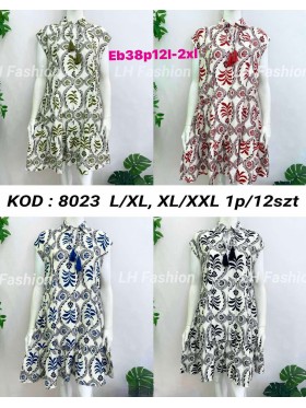 Sukienki damskie Polskie, Size l-2xl, paczka 12szt mix kolor