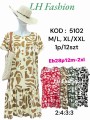 Sukienki damskie Polskie, Size m-2xl, paczka 12szt mix kolor