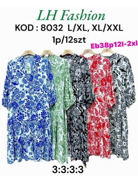 Sukienki damskie Polskie, Size l-2xl, paczka 12szt mix kolor