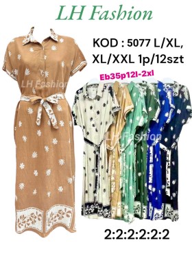 Sukienki damskie Polskie, Size l-2xl, paczka 12szt mix kolor