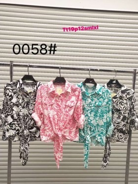 Koszule damskie Polskie, Size s-xl, paczka 12szt mix kolor