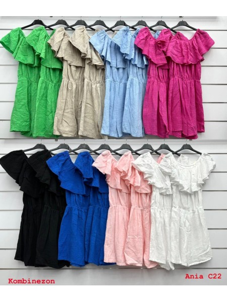 Kombinezony damskie wloskie, size uni, paczka 6szt, mix kolor