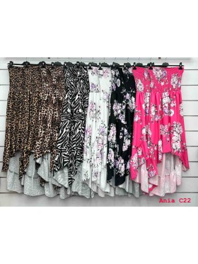 Sukienki damskie wloskie, size uni, paczka 6szt, mix kolor