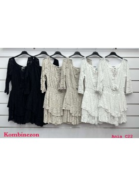 Kombinezony damskie wloskie, size uni, paczka 6szt, mix kolor