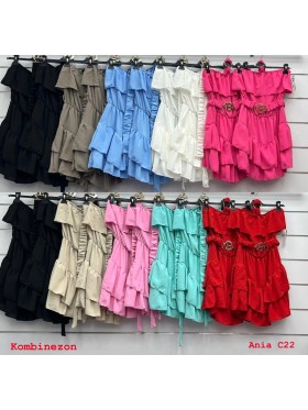 Kombinezony damskie wloskie, size uni, paczka 6szt, mix kolor