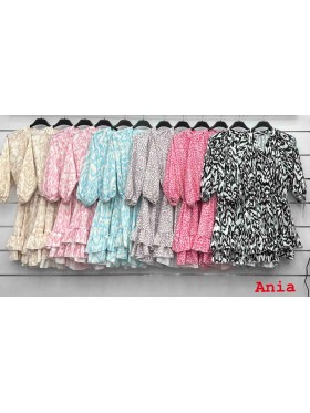 Sukienki damskie wloskie, size uni, paczka 6szt, mix kolor