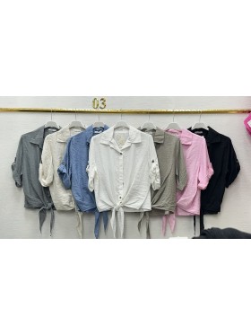 Koszule damskie  , size uni, paczka 6szt, mix kolor