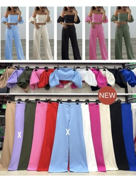 Komplety damskie Włoski , size uni, paczka 6szt, mix kolor