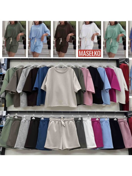 Komplety damskie Włoski , size uni, paczka 6szt, mix kolor