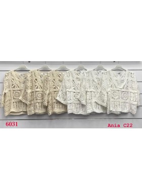 Bluzki damskie wloskie, size uni, paczka 6szt, mix kolor