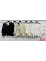 Bluzki damskie wloskie, size uni, paczka 6szt, mix kolor