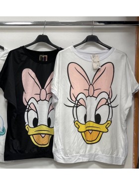 Bluzki damskie Włoskie , Size uni,paczka 6szt,mix kolor