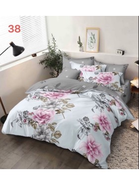 Komplet pościeli 100% satyna - bawełna 3 Częściowy Rozmiar : 200/220cm