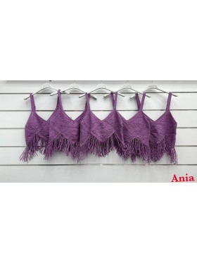 Bluzki damskie wloskie, size uni, paczka 6szt, mix kolor