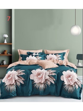 Komplet pościeli 100% satyna - bawełna 3 Częściowy Rozmiar : 200/220cm