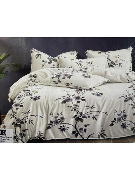 Komplet pościeli 100% satyna - bawełna 3 Częściowy Rozmiar : 200/220cm