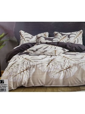 Komplet pościeli 100% satyna - bawełna 3 Częściowy Rozmiar : 200/220cm