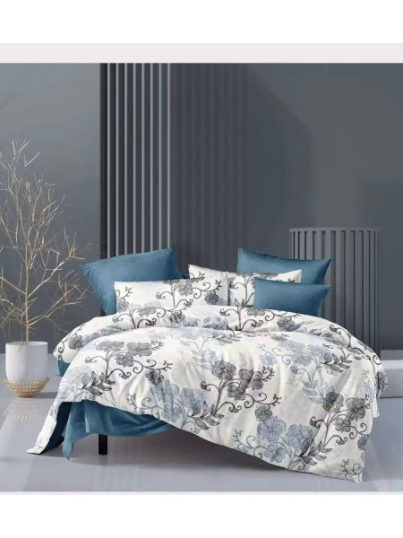 Komplet pościeli 100% satyna - bawełna 3 Częściowy Rozmiar : 200/220cm