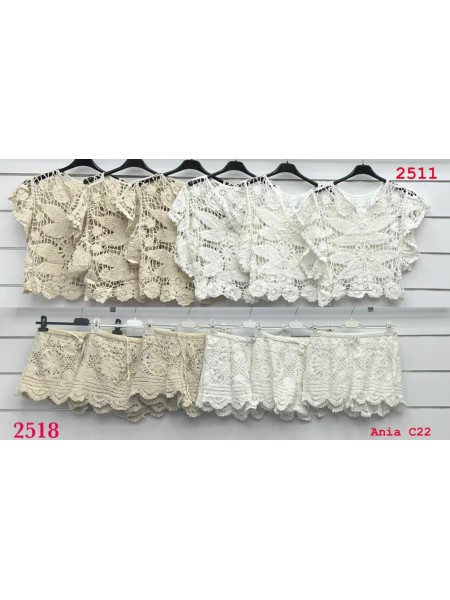 Komplety damskie wloskie, size uni, paczka 6szt, mix kolor