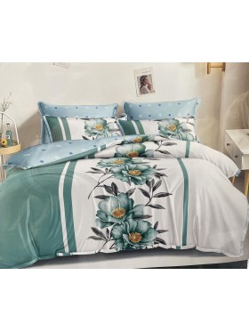 Komplet pościeli 100% satyna - bawełna 3 Częściowy Rozmiar : 200/220cm