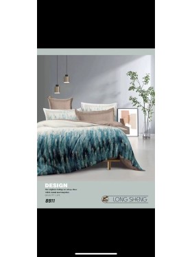 Komplet pościeli 100% satyna - bawełna 3 Częściowy Rozmiar : 200/220cm