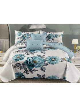Komplet pościeli 100% satyna - bawełna 3 Częściowy Rozmiar : 200/220cm