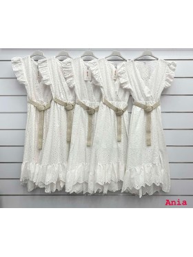 Sukienki damskie wloskie, size uni, paczka 6szt, mix kolor