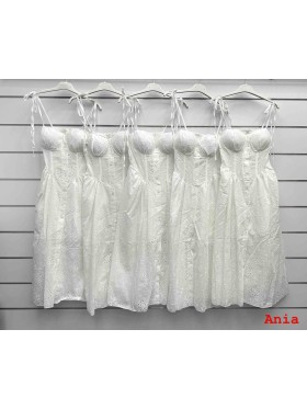 Sukienki damskie wloskie, size uni, paczka 6szt, mix kolor