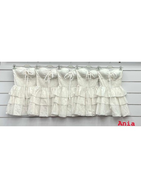 Sukienki damskie wloskie, size uni, paczka 6szt, mix kolor