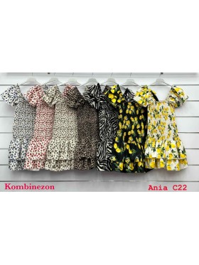 Kombinezony damskie wloskie, size uni, paczka 6szt, mix kolor