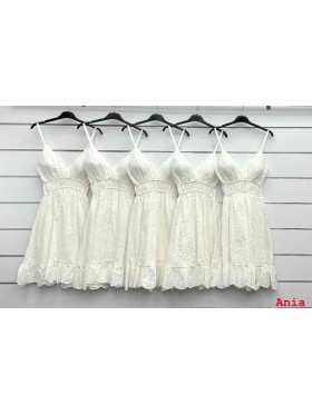 Sukienki damskie wloskie, size uni, paczka 6szt, mix kolor