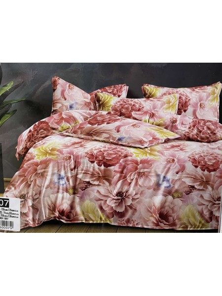 Komplet pościeli 5D 100% satyna - bawełna 4 Częściowy Rozmiar : 200/220cm