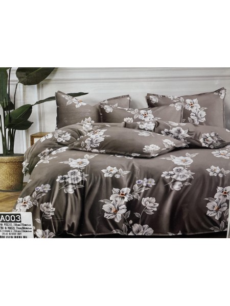 Komplet pościeli 5D 100% satyna - bawełna 4 Częściowy Rozmiar : 200/220cm