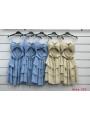 Sukienki damskie wloskie, size uni, paczka 6szt, mix kolor