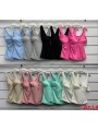 Bluzki damskie wloskie, size uni, paczka 6szt, mix kolor