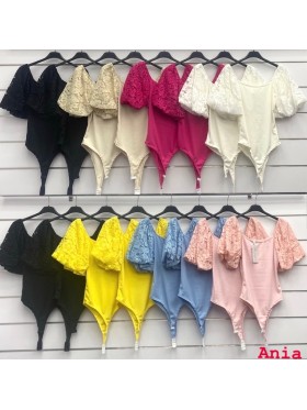 Body damskie wloskie, size uni, paczka 6szt, mix kolor