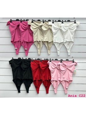 Body damskie wloskie, size uni, paczka 6szt, mix kolor