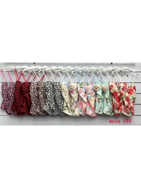 Bluzki damskie wloskie, size uni, paczka 6szt, mix kolor