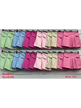 Spodenki damskie wloskie, size uni, paczka 6szt, mix kolor