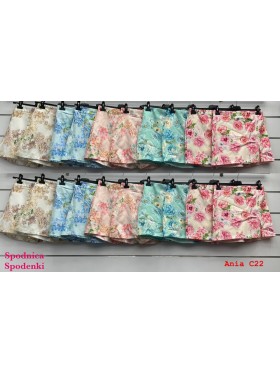 Spodenki damskie wloskie, size uni, paczka 6szt, mix kolor