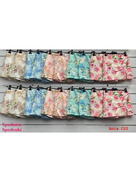 Spodenki damskie wloskie, size uni, paczka 6szt, mix kolor