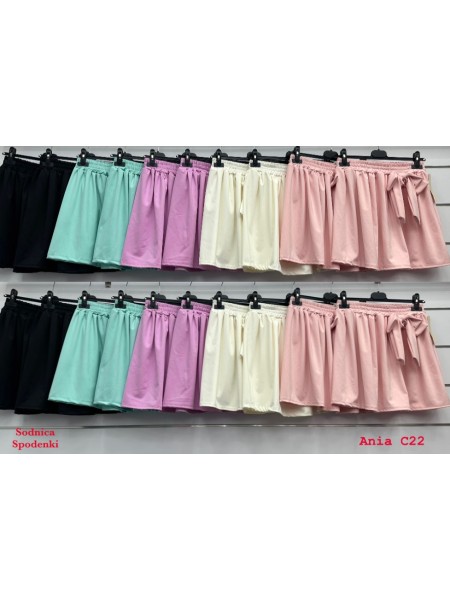 Spodenki damskie wloskie, size uni, paczka 6szt, mix kolor