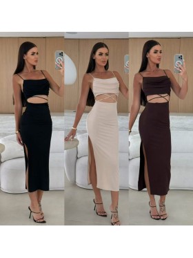 Sukienki damskie wloskie, size uni, paczka 6szt, mix kolor